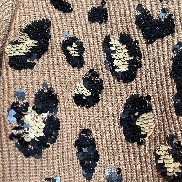 Sparkly leopard print sweater - Picture 3 of 3